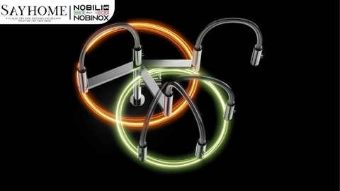 Vòi rửa chén NOBILI MOVE NB133S cần mềm - Hàng chính hãng