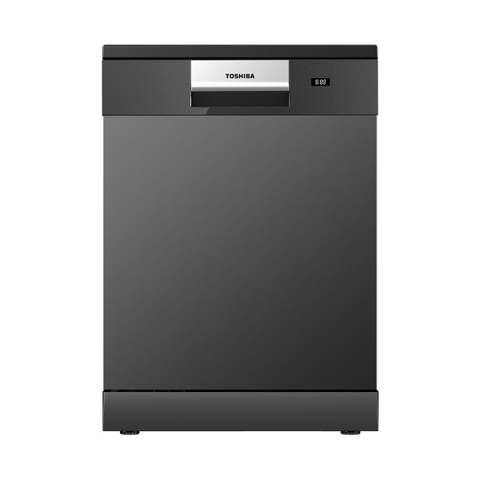 Máy rửa chén TOSHIBA ORIGINCLEAN™ DW-15F7(G)-VN 15 bộ đồ ăn Châu Âu - Bảo hành chính hãng 3 năm