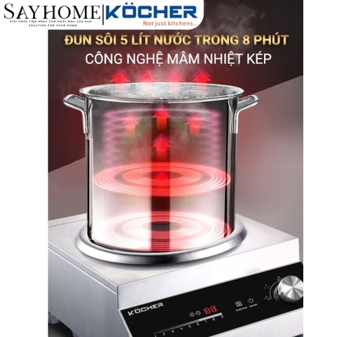 Bếp từ đơn công nghiệp KOCHER CI-3500C tại thành phố Hồ Chí Minh