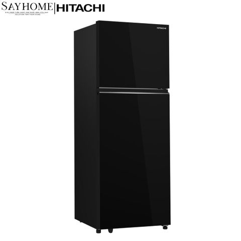 Tủ lạnh 2 cánh màu đen Hitachi HRTN6443SAGBKVN 407 Lít - Hàng chính hãng