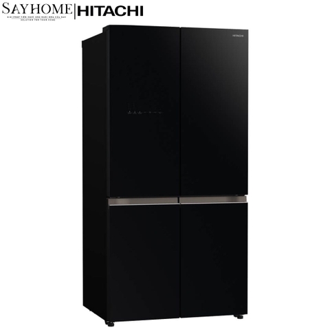 Tủ lạnh 4 cánh màu đen Hitachi R-WB640VGV0-GMG 569 Lít - Hàng chính hãng