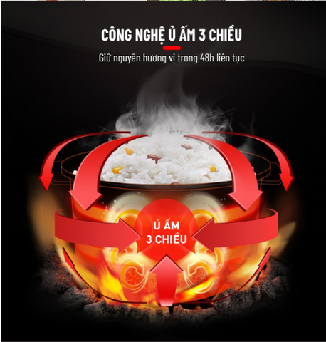 NỒI CƠM ĐIỆN NAGAKAWA NAG0133 1,8 lít - Hàng chính hãng