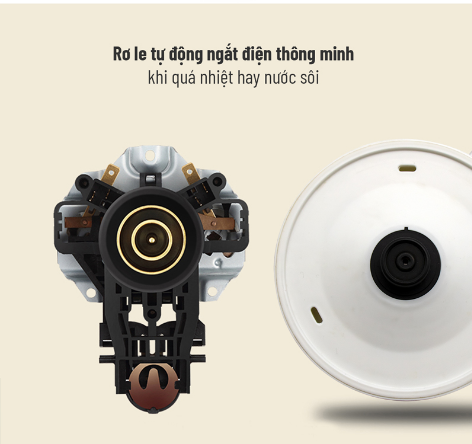 Ấm siêu tốc Nagakawa NAG0314 2 lớp (1.8L) - Hàng chính hãng