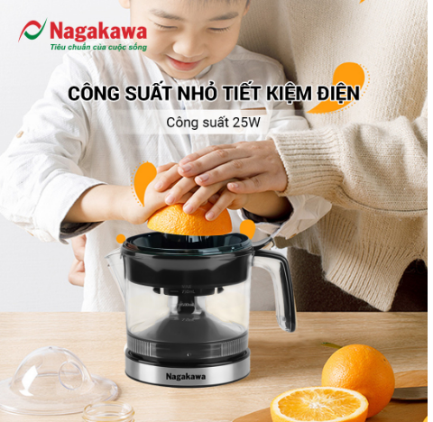 Máy vắt cam điện NAG0814 (0,75L) – Bảo hành 12 tháng