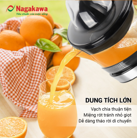 Máy vắt cam điện NAG0814 (0,75L) – Bảo hành 12 tháng