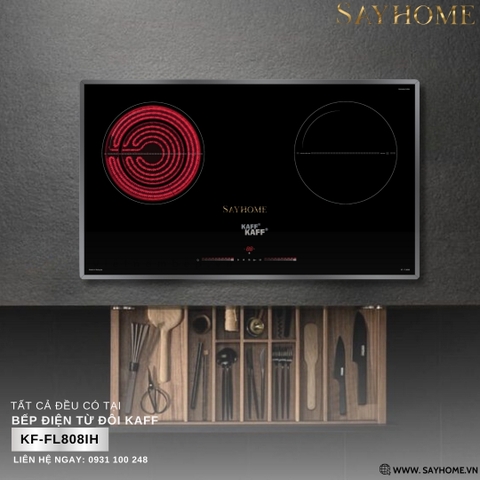 Bếp từ kết hợp hồng ngoại KAFF KF-FL808IH tại thành phố Hồ Chí Minh