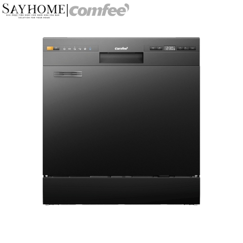 Máy rửa chén COMFEE màu xám đen CDW-10F60TB 12 bộ đồ ăn Châu Âu tại thành phố Hồ Chí Minh