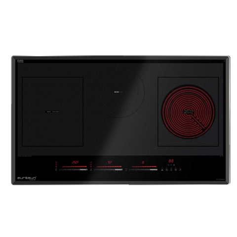 Bếp điện từ kết hợp EUROSUN EU-TE398PRO / EU-TE398XPRO 3 vùng nấu- Hàng chính hãng