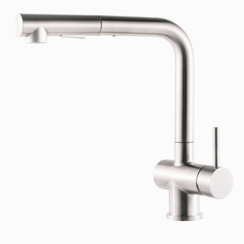 Vòi rửa bát Kluger KLF0013C dây rút, nóng lạnh - Chính hãng