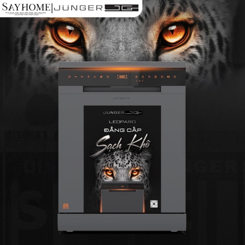 Máy rửa bát JUNGER JG Leopard DWJ-143 15 bộ đồ ăn Châu Âu - Hàng chính hãng