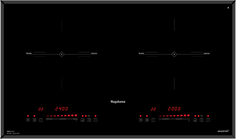 Bếp đôi điện từ Nagakawa NK2C01M - Bảo hành 5 năm - Made in Malaysia