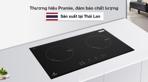 Bếp điện từ kết hợp đôi PRAMIE 2101 - Hàng chính hãng