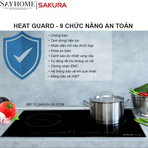 Bếp từ đôi SAKURA SE-1270B tại thành phố Hồ Chí Minh