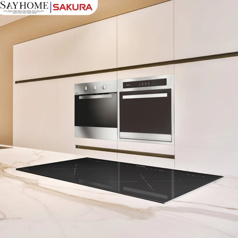 Bếp điện từ kết hợp hồng ngoại SAKURA SE-MH502B tại Tân bình