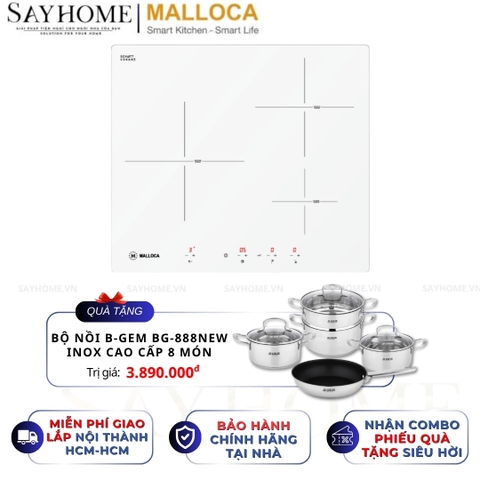 Bếp 03 từ Malloca MI 593 WN - Hàng chính hãng Malloca