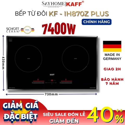 Bếp từ đôi KAFF KF-IH870Z PLUS tại Tân Bình