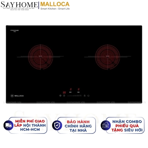 Bếp điện đôi Malloca MH-732 RN - Hàng chính hãng Malloca