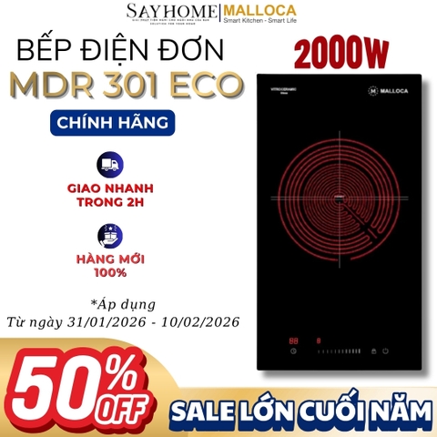 Bếp điện Domino MALLOCA MDR 301 ECO - Hàng chính hãng