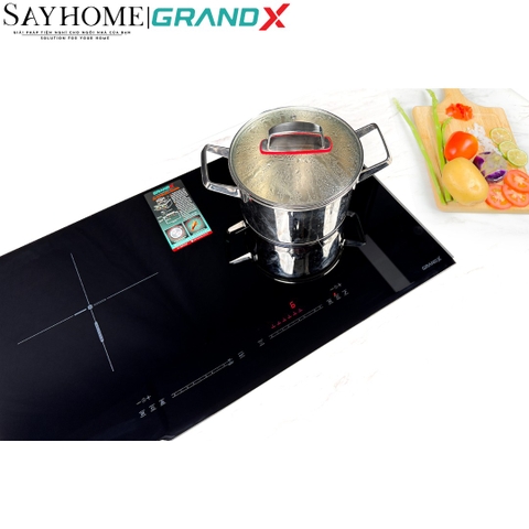 Bếp điện từ đôi GRANDX GX E677SE Series 6 - Bảo hành chính hãng 3 năm