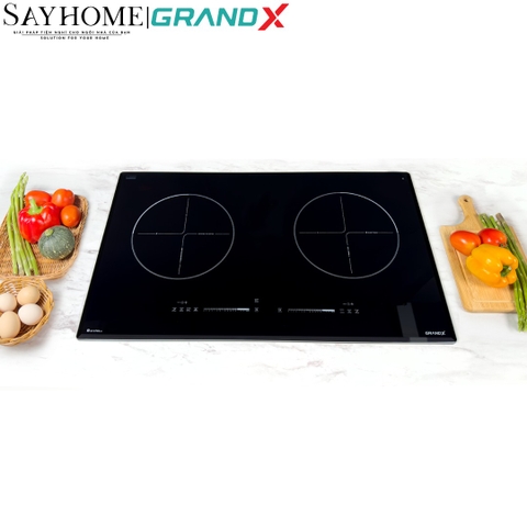 Bếp điện từ đôi GRANDX GX E795Lux Series 7 - Bảo hành chính hãng 4 năm