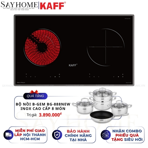 Bếp điện từ đôi kết hợp KAFF KF-073IC - Bảo hành chính hãng 5 năm