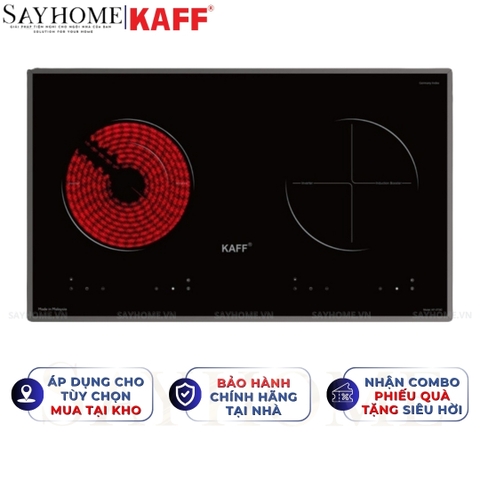 Bếp điện từ đôi kết hợp KAFF KF-073IC - Bảo hành chính hãng 5 năm
