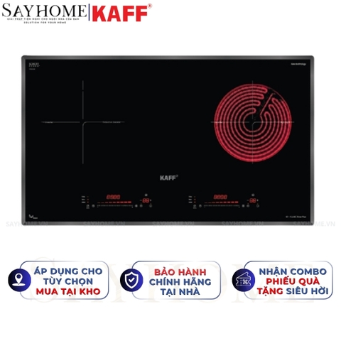 Bếp điện từ đôi kết hợp KAFF KF-FL68IC NEW PLUS - Bảo hành chính hãng 5 năm