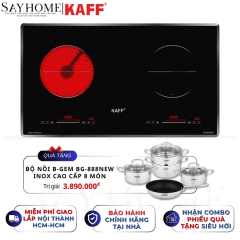 Bếp điện từ đôi kết hợp KAFF KF-SD300IC - Bảo hành chính hãng 5 năm
