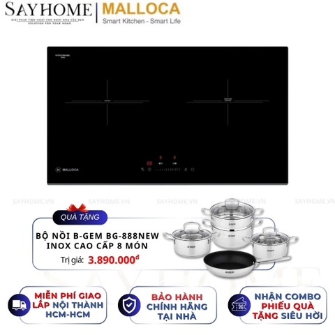 Bếp điện từ đôi Malloca MH-732 IRN - Hàng chính hãng Malloca