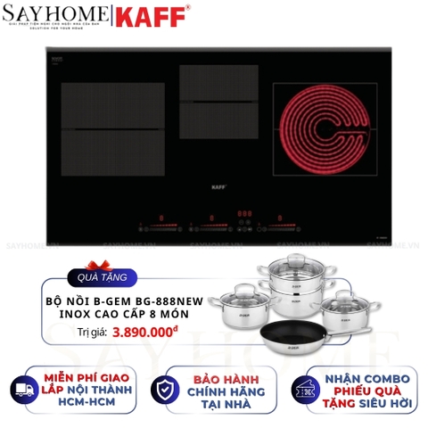 Bếp điện từ kết hợp KF-IH6003IH 3 vùng nấu - Bảo hành chính hãng 7 năm