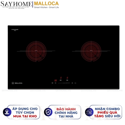 Bếp điện đôi Malloca MH-732 RN - Hàng chính hãng Malloca