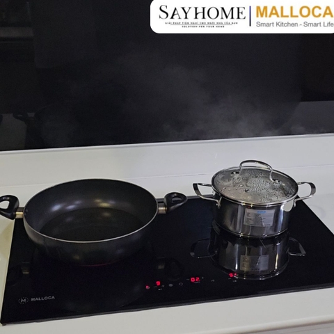 Bếp điện từ đôi kết hợp MALLOCA MIR 772 - Hàng chính hãng