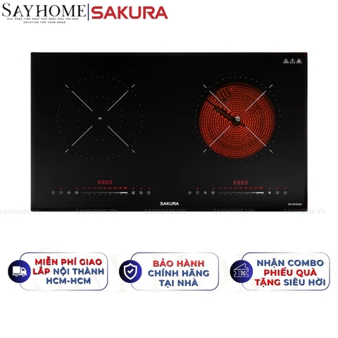 Bếp điện từ đôi SAKURA SE-MH502B - Chính hãng