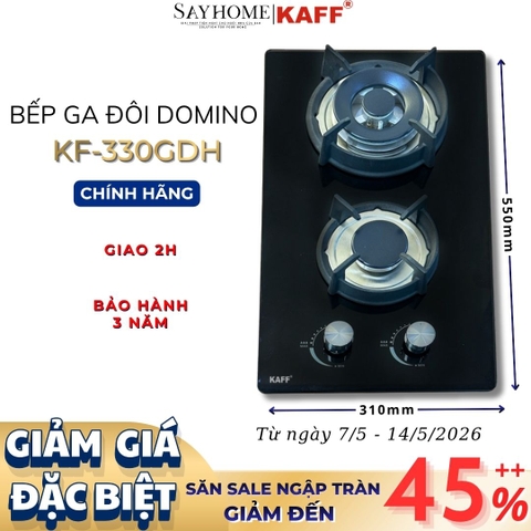 Bếp ga đôi Domino KAFF KF-330GDH - BẢO HÀNH CHÍNH HÃNG 3 NĂM