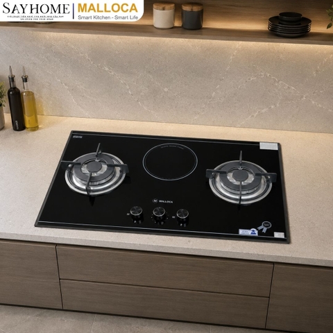 Bếp Ga kết hợp hồng ngoại MALLOCA EG201C 3 vùng nấu tại Thành phố Hồ Chí Minh