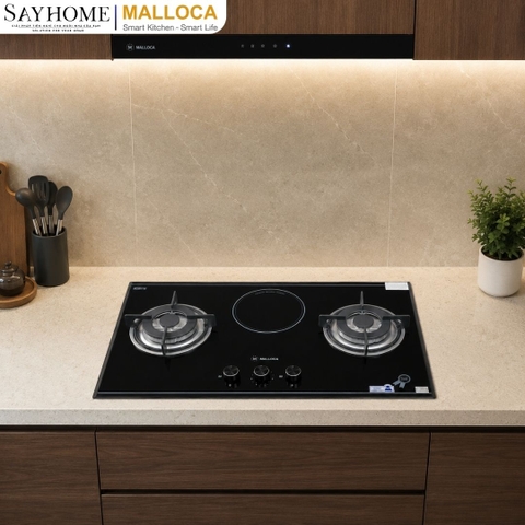 Bếp Ga kết hợp hồng ngoại MALLOCA EG201C 3 vùng nấu tại Thành phố Hồ Chí Minh