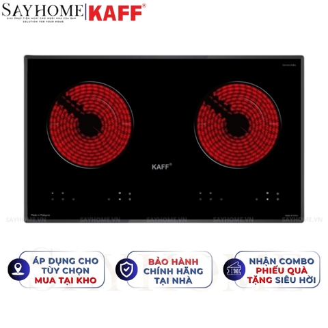 Bếp hồng ngoại đôi KAFF KF-073CC - Bảo hành chính hãng 5 năm
