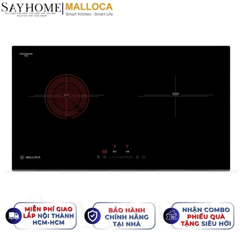 Bếp điện từ đôi Malloca MH-732 IRN - Hàng chính hãng Malloca