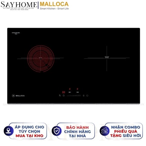 Bếp điện từ đôi Malloca MH-732 IRN - Hàng chính hãng Malloca