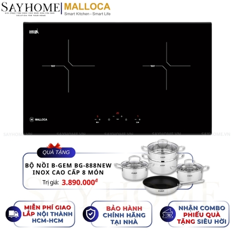 Bếp từ đôi MALLOCA MH-02I N - Hàng chính hãng