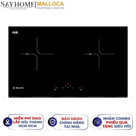Bếp từ đôi MALLOCA MH-02I N - Hàng chính hãng