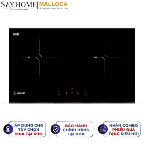 Bếp từ đôi MALLOCA MH-02I N - Hàng chính hãng