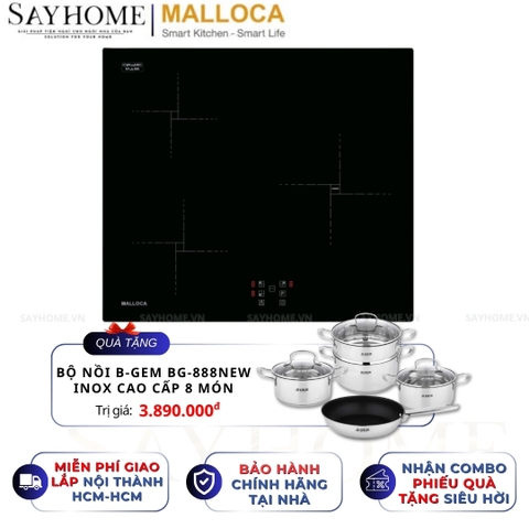 Bếp từ MALLOCA MIH 593 ECO 3 vùng nấu - Hàng chính hãng