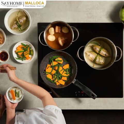 Bếp từ Malloca MH-5903 IN 3 vùng nấu - Hàng chính hãng Malloca