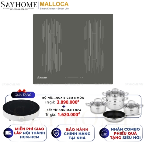 Bếp từ Malloca MI 594 LINEAR 4 vùng nấu - Hàng chính hãng Malloca