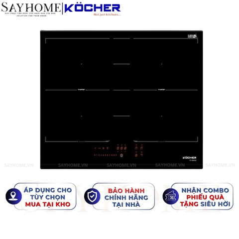 Bếp từ đa điểm Kocher DI 866GE -  Bảo hành 3 năm