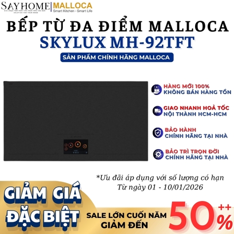 Bếp từ đa điểm MALLOCA TFT Skylux MH-92TFT - Hàng chính hãng