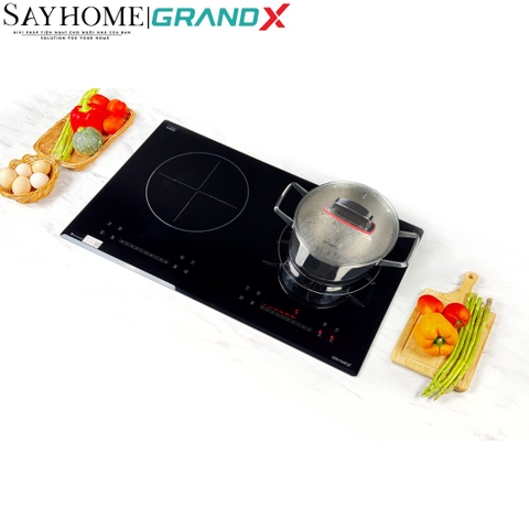 Bếp từ đôi GRANDX GX IH615SE Series 6 - Bảo hành chính hãng 3 năm
