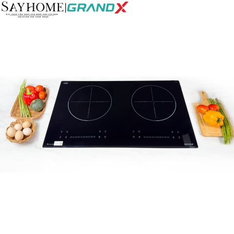Bếp từ đôi GRANDX GX IH615SE Series 6 - Bảo hành chính hãng 3 năm