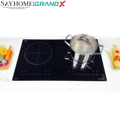 Bếp từ đôi GRANDX GX IH618SE Series 6 - Bảo hành chính hãng 3 năm